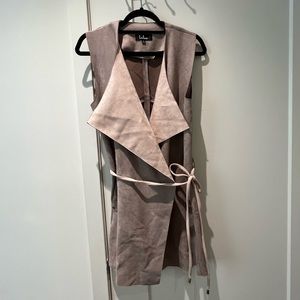 S NWOT Lulus Suede Vest